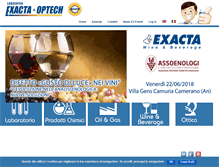 Tablet Screenshot of exactaoptech.it